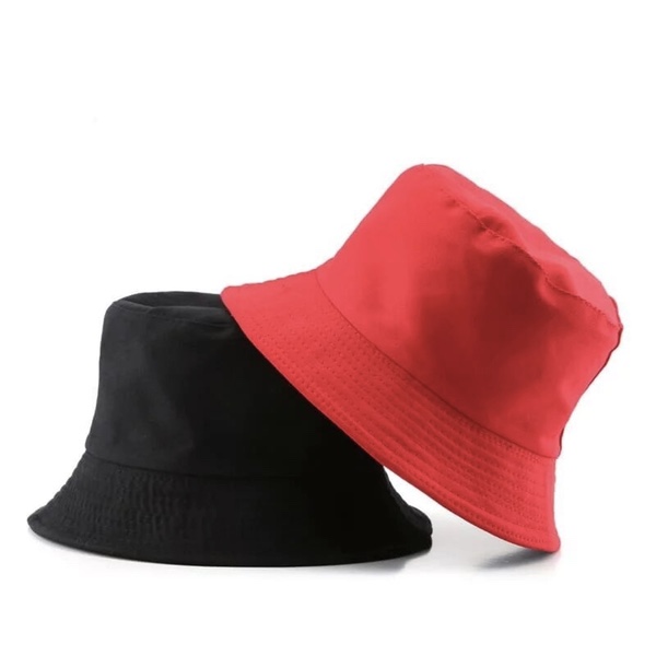 Reversible Bucket Hat - Red/Black