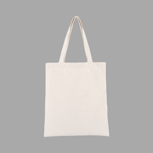 Plain Canvas Bag - Beige (40*35cm)