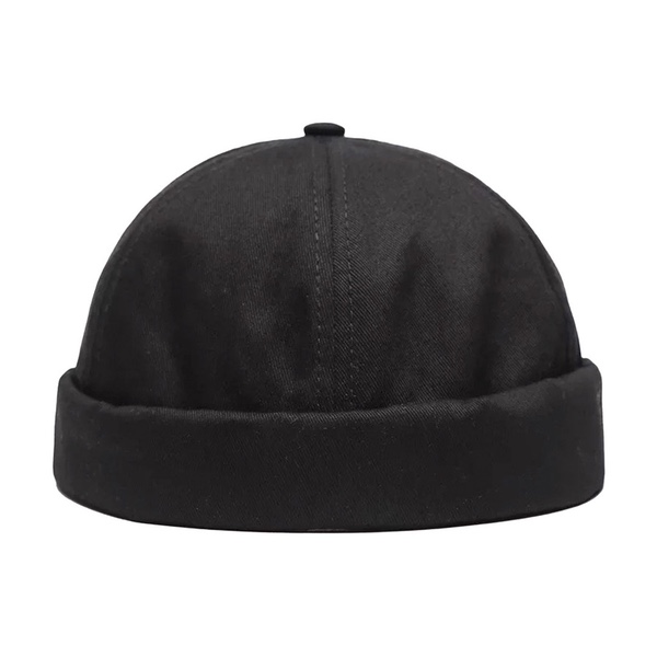 brimless-cotton-cap-black