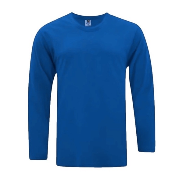 Foursquare 160gsm Round Neck Long Sleeve - Royal Blue (XS)