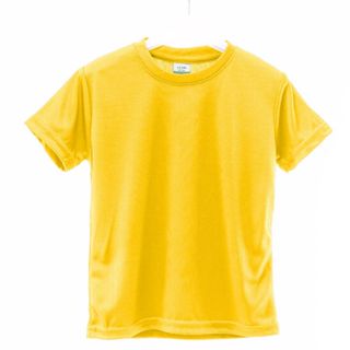 Minimesh Kids Round Neck Yellow - (Age 1-2)