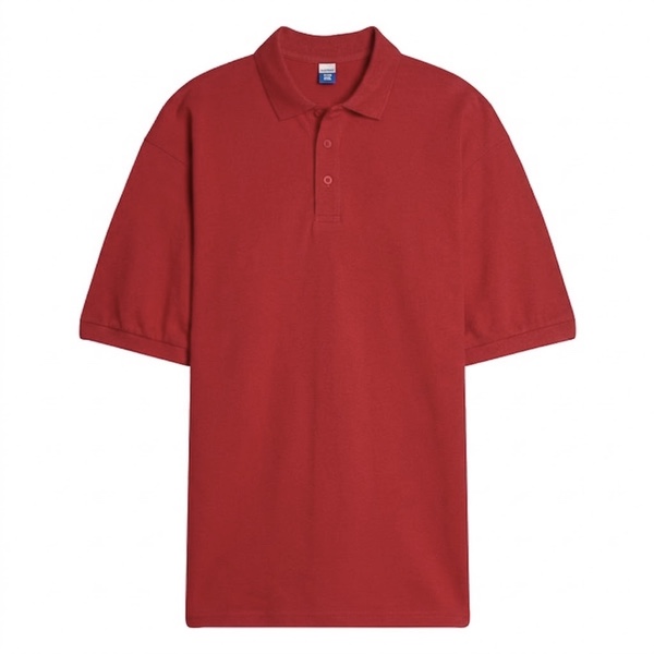 MD Plus Size Polo - Red (5XL)