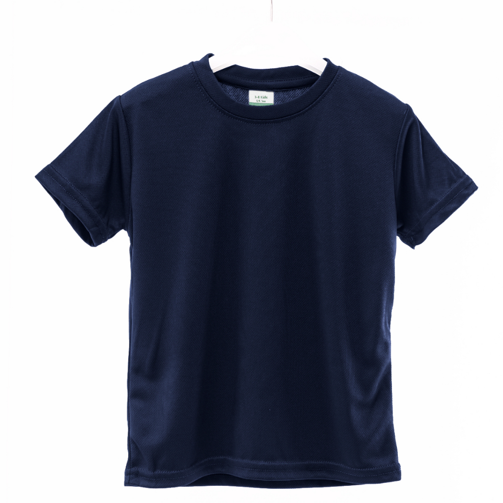 Minimesh Kids Round Neck Navy Blue - (Age 12-14)