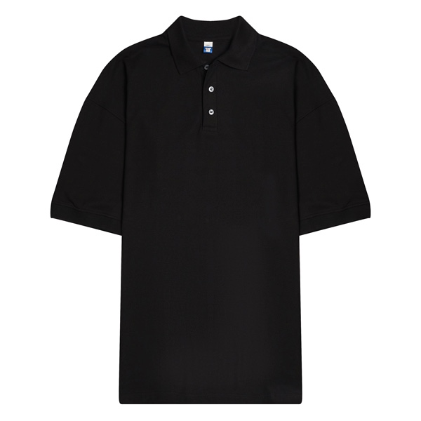 MD Plus Size Polo - Black (6XL)