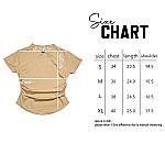 women-ruched-t-shirt-size-chart thumbnail