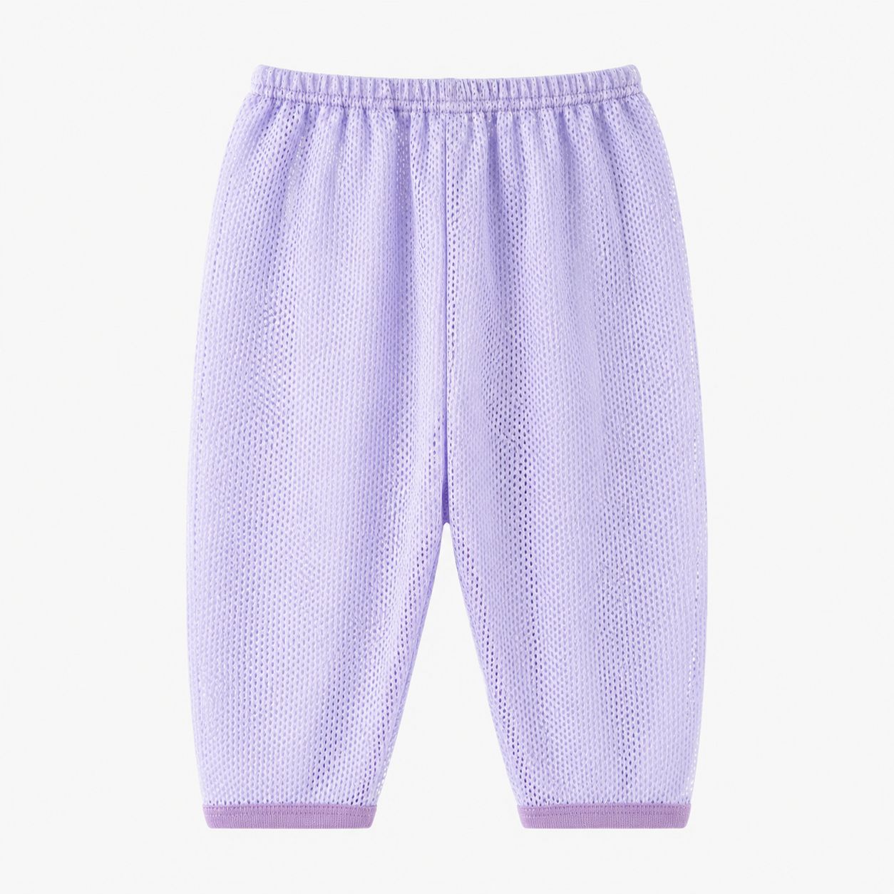 Baby Long Pants Eyelet Lavender - L