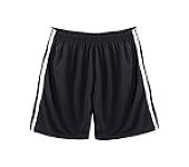 microfiber-kids-short-pants-with-double-line-black thumbnail
