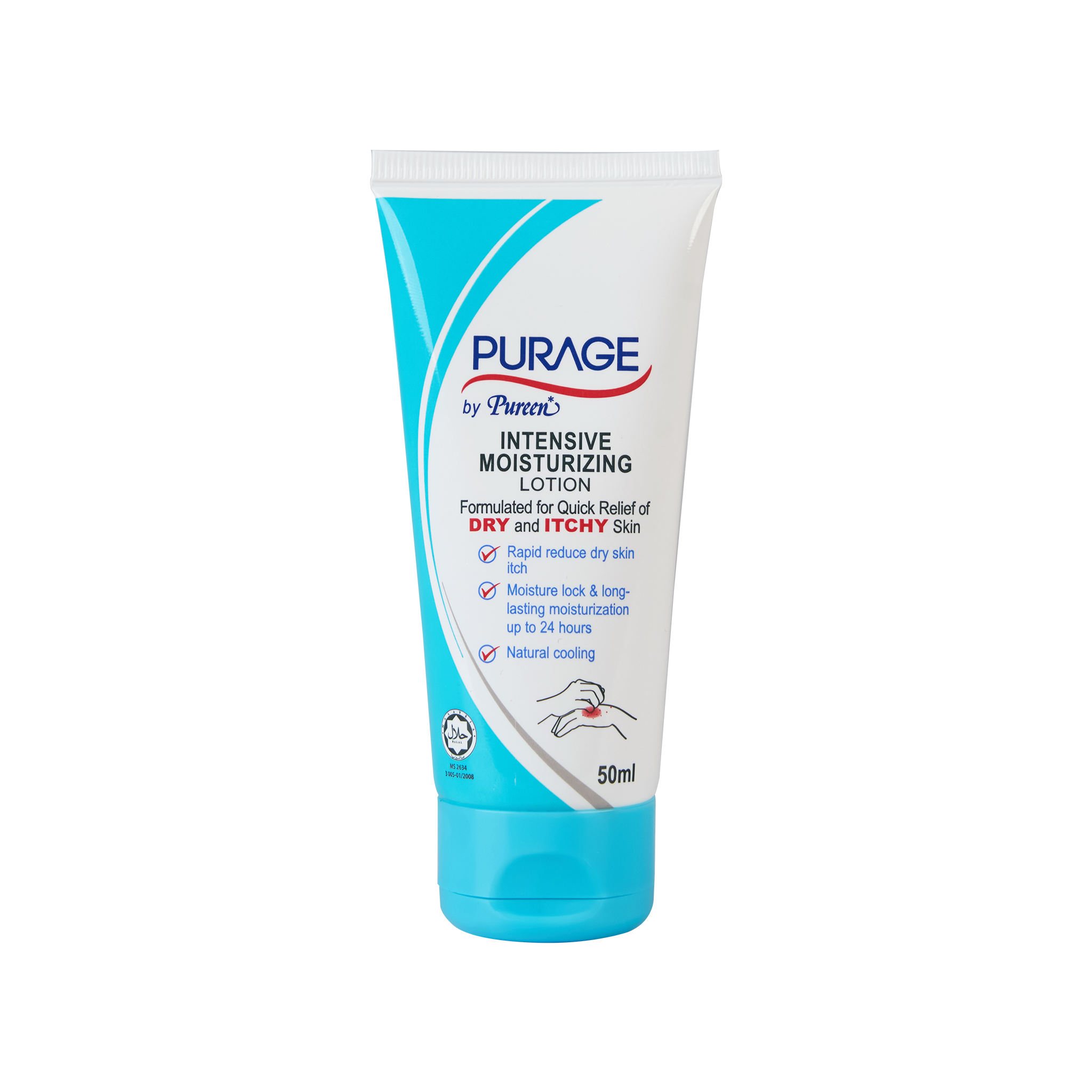 Purage Intensive Moisturizing Lotion - New Pack with Halal Logo