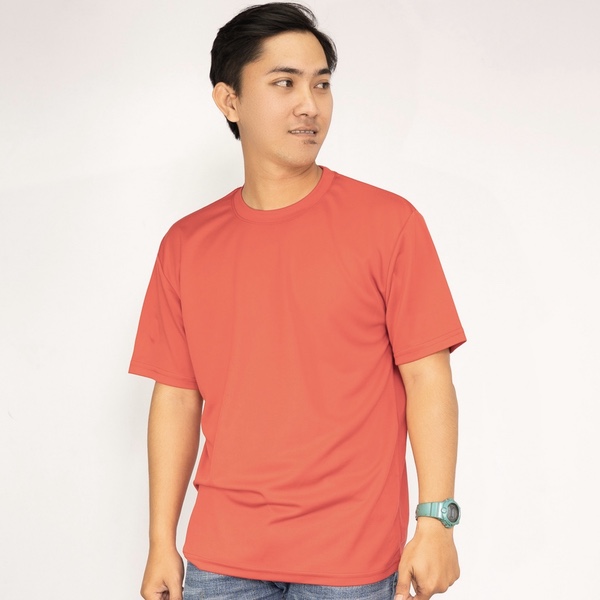 Microfiber Minimesh Round Neck - Red