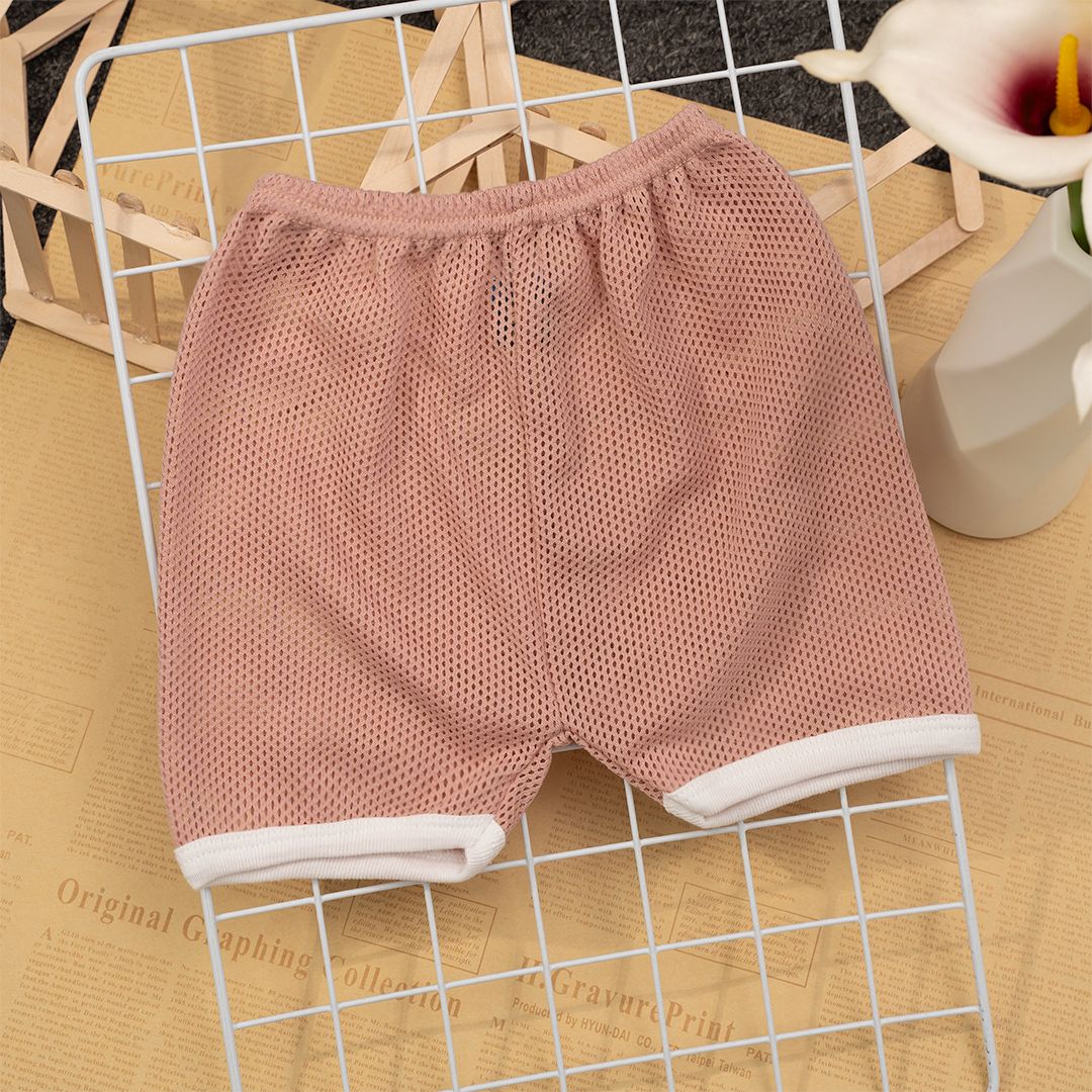 Baby Eyelet Short Pants Rose Dawn - M
