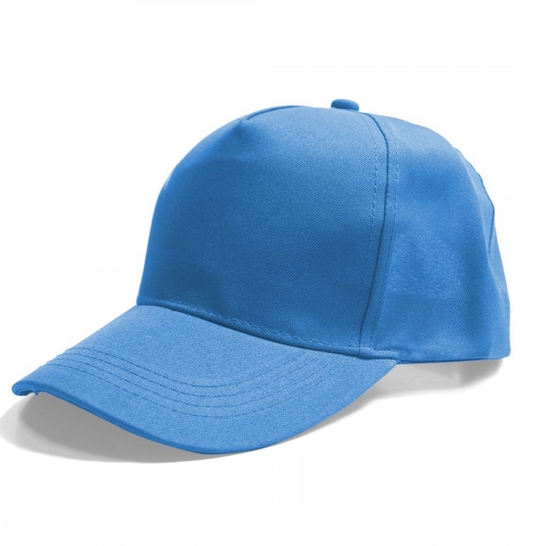 5 Panel Velcro Cap - Turquoise