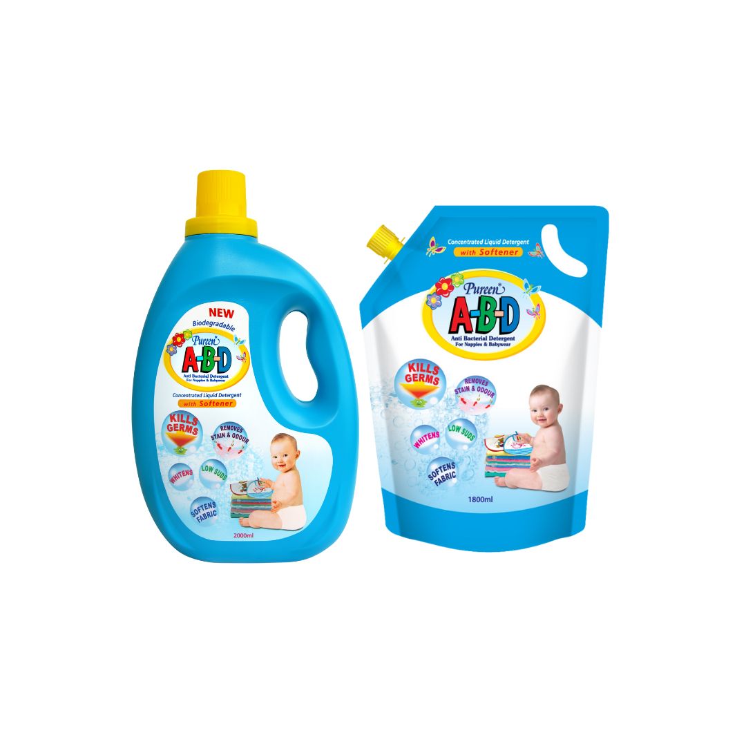 Pureen ABD Liquid Detergent 1800ml Refill Pack