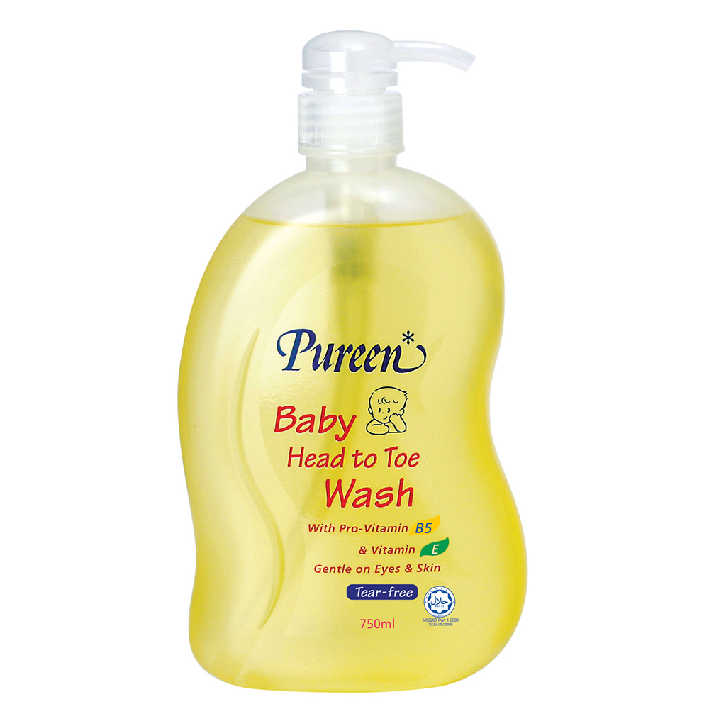 Pureen Baby Head to Toe Wash 750ml