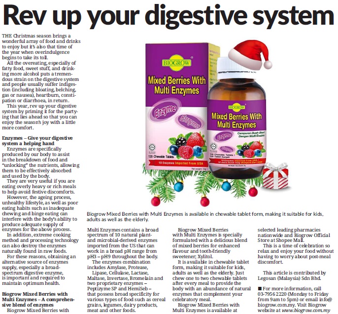 Mixed Berries with Multi Enzymes: Rev Up Your Digestive System
