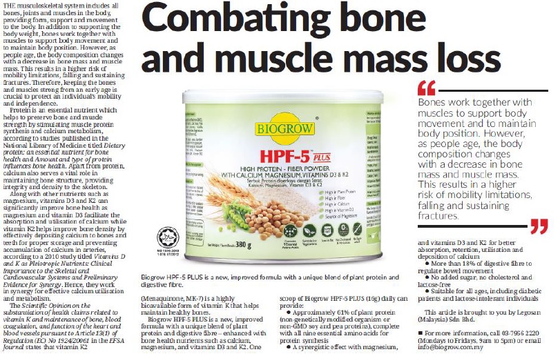 Combating Bone And Muscle Mass Loss