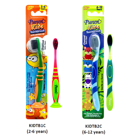 Kids Toothbrush Charcoal (KIDTB1C & KIDTB2C)