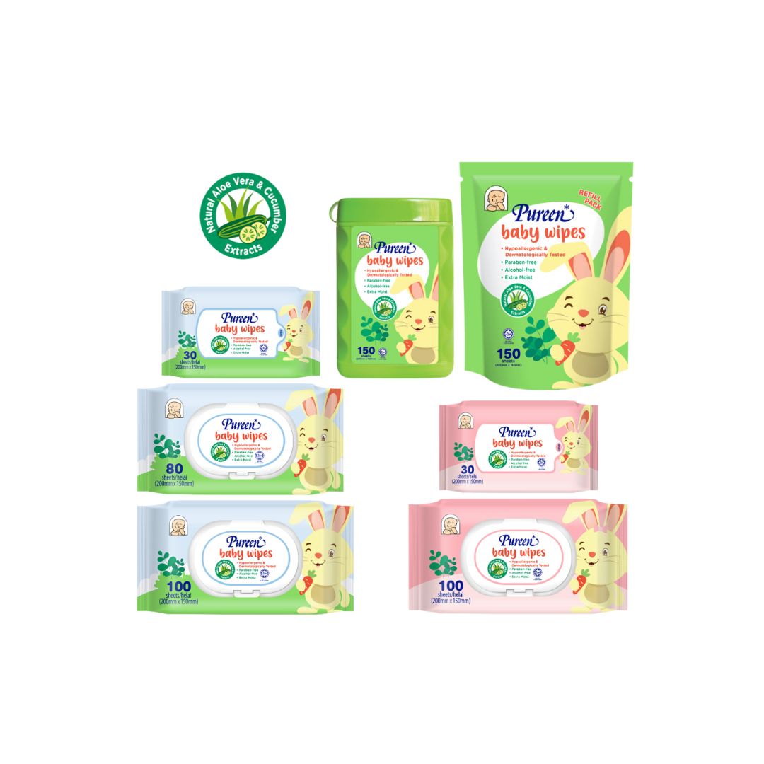 Baby Wipes with Natural Aloe Vera & Cucumber Extracts