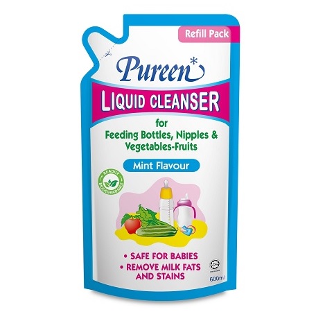 Pureen Liquid Cleanser (Mint) 600ml (Refill Pack)