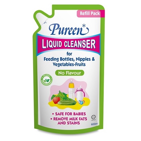 Pureen Liquid Cleanser (No Flavour) 600ml (Refill Pack)