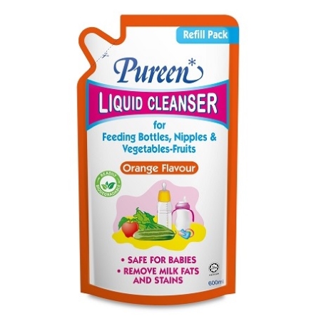 Pureen Liquid Cleanser (Orange) 600ml (Refill Pack)