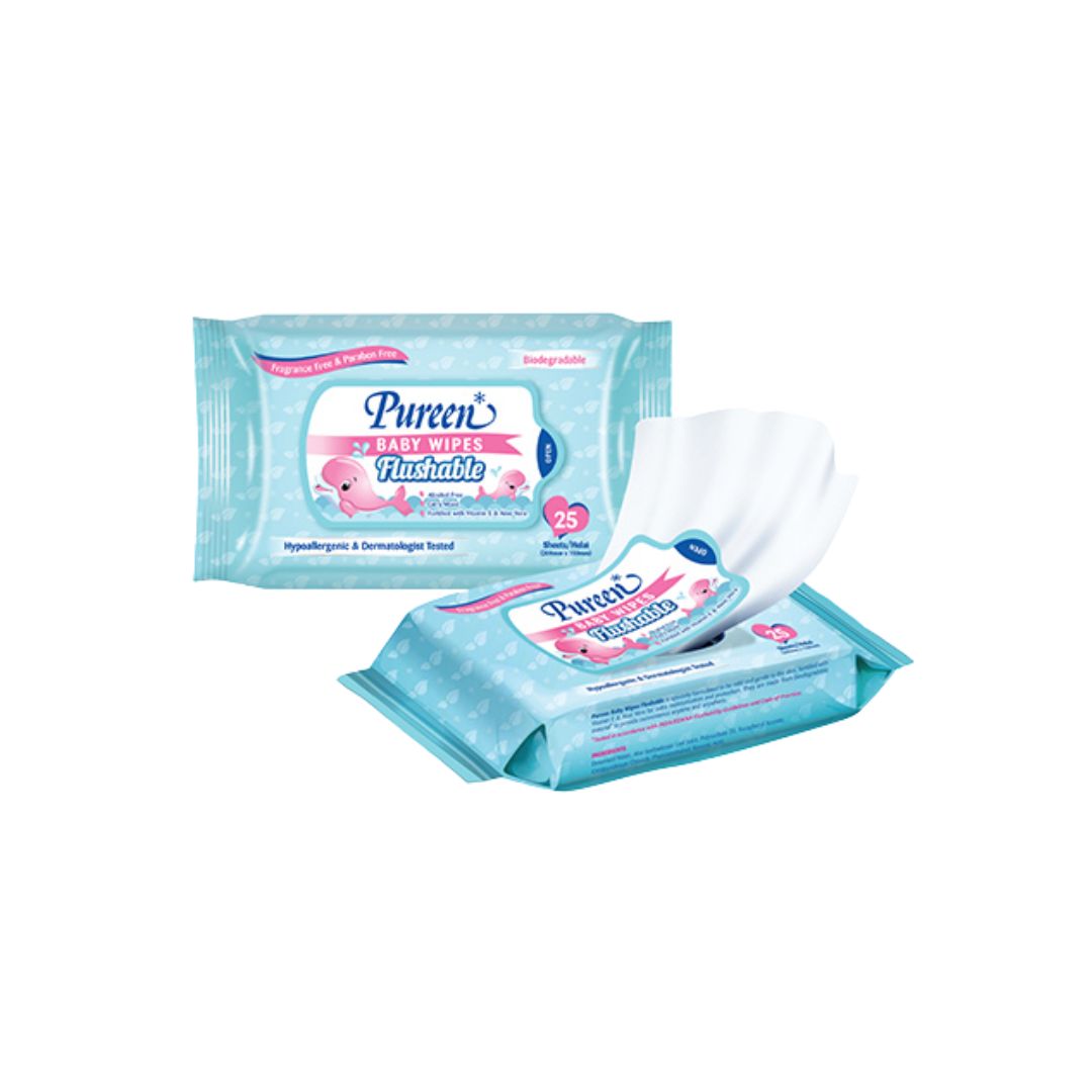 Baby Wipes (Flushable) Fragrance Free