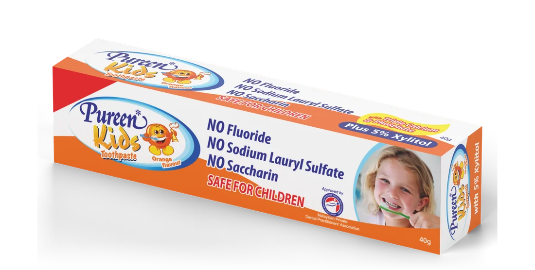 Pureen Kids Toothpaste Orange 40 g box