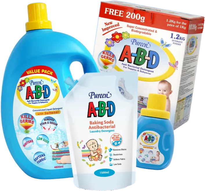 Pureen ABD baby detergent range