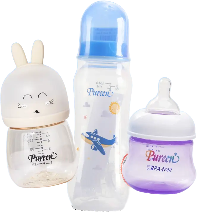 Pureen feeding bottles