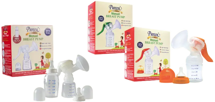 Pureen manual breast pump